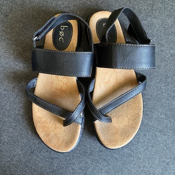 b.o.c. Born Concept Women's Size 8 Black SANDALS Pre-Owned - Picture 2 of 11